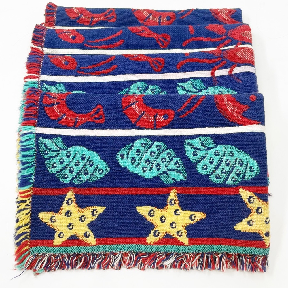 Pier 1 Nautical Cloth Placemats Set of 4